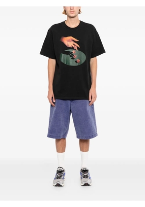 Melt graphic-print T-shirt - Black