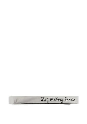 Paul Smith engraved tie clip - Silver