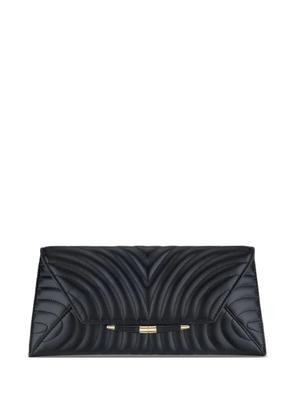 Tyler Ellis Aimee quilted leather clutch bag - Black