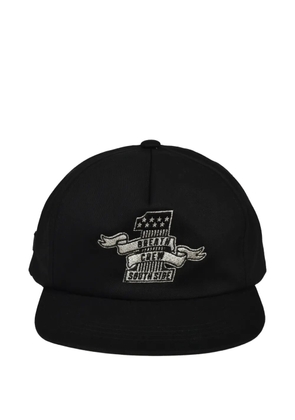 BREATH logo-embroidered snapback-fastening cap - Black