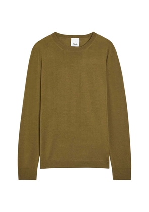 Allude fine-knit long-sleeve T-shirt - Green