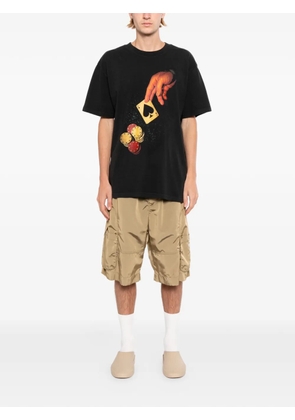 Melt graphic-print T-shirt - Black