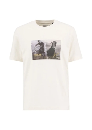 Barbour International Steve McQueen photographic-print T-shirt - White