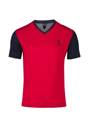 Billionaire Double B V-neck T-shirt - Red