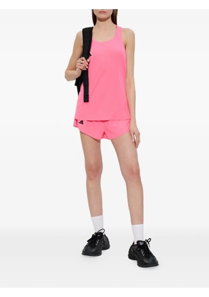 adidas Adizero logo-print sleeveless top - Pink