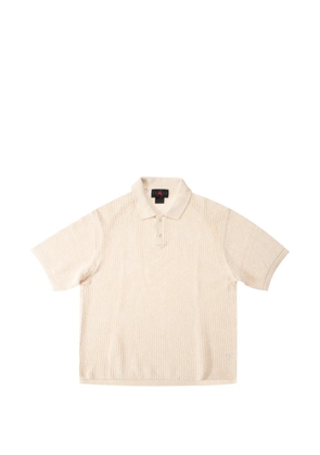 Jordan half-button polo shirt - Neutrals