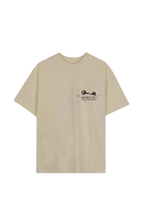 Only the Blind graphic-print T-shirt - Neutrals