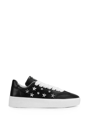 DKNY Glynda star-embellished lace-up sneakers - Black