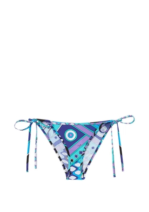 PUCCI Vivara-print bikini top - Blue