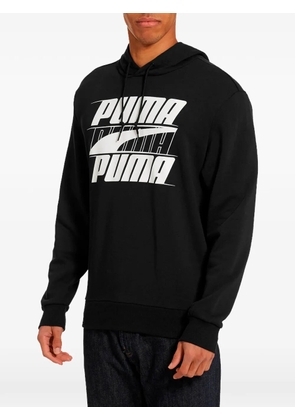 PUMA Rebel logo-print hoodie - Black