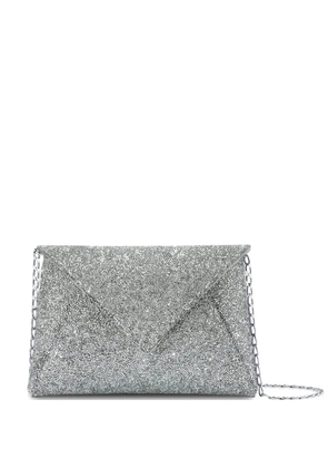 Tyler Ellis small Lee 'Pouchet' crystal-embellished clutch bag - Silver