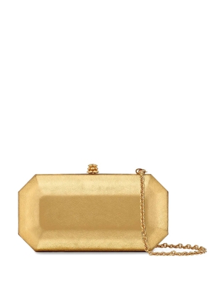 Tyler Ellis small Perry leather clutch bag - Gold