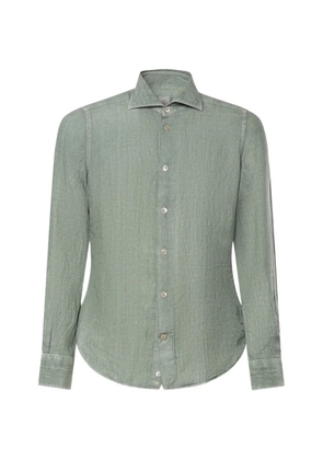 Eleventy Dandy linen shirt - Green