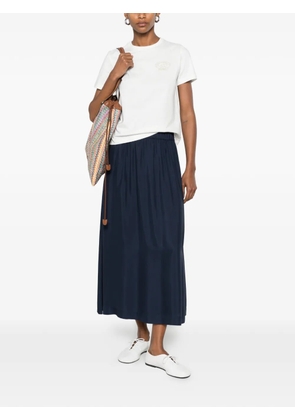 Gant logo-embroidered T-shirt - White