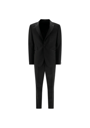 Tagliatore Bruce single-bresated suit - Black