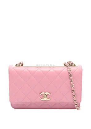 CHANEL Pre-Owned 2021-2026 Lambskin Trendy CC Wallet On Chain crossbody bag - Pink