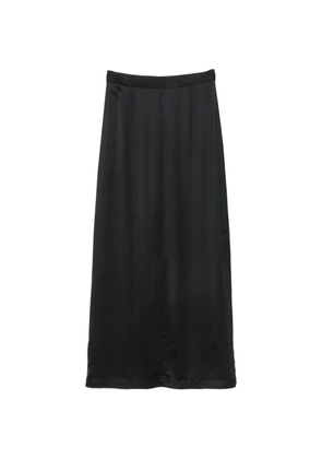 Lutz Huelle Column zip-up maxi skirt - Black