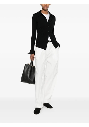 TOTEME pleated wide-leg trousers - White
