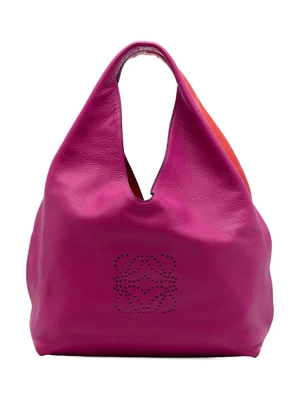 Loewe Pre-Owned 2013 Bicolor Calfskin Anagram Dunas Hobo shoulder bag - Pink