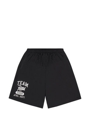PATTA elastic-waist track shorts - Black