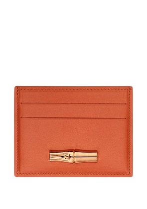Longchamp Le Roseau card holder - Orange
