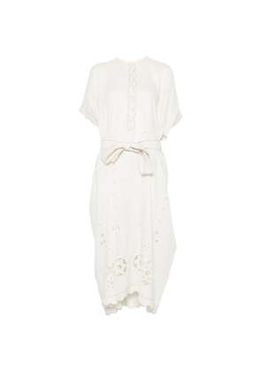 Vita Kin Sweet Jane broderie-anglaise midi dress - Neutrals