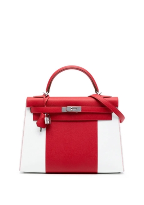 Hermès Pre-Owned 2013 Bicolor Epsom Kelly Flag Sellier 32 satchel - Red
