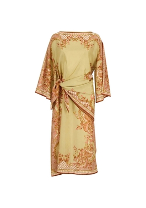 ZIMMERMANN paisley-print midi dress - Green