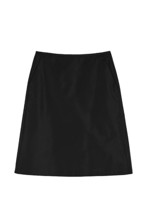 Jil Sander A-line midi skirt - Black