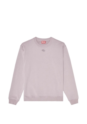 Diesel Oval-D embroidered sweatshirt - Purple