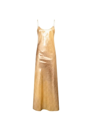 Roberto Cavalli cowl-back maxi dress - Gold