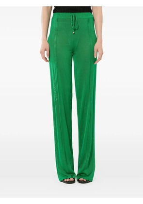 PUCCI straight-leg knitted trousers - Green