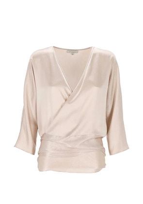 Antonelli wrap-style blouse - Pink