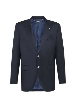 Billionaire Crest peak-lapel blazer - Blue