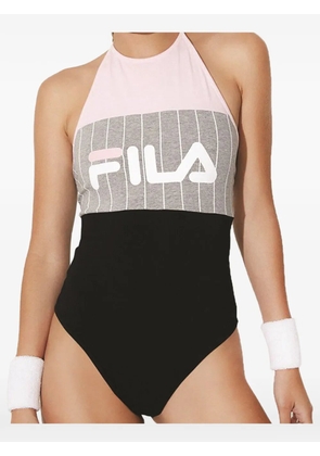 Fila logo-print bodysuit - Black