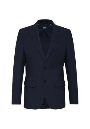 Billionaire Crest single-breasted blazer - Blue