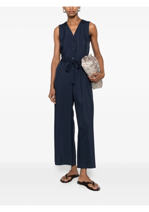 Gant belted sleeveless jumpsuit - Blue