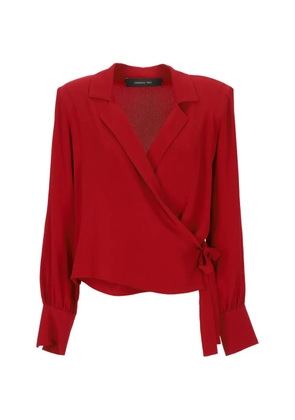 Federica Tosi wrap-style blouse - Red