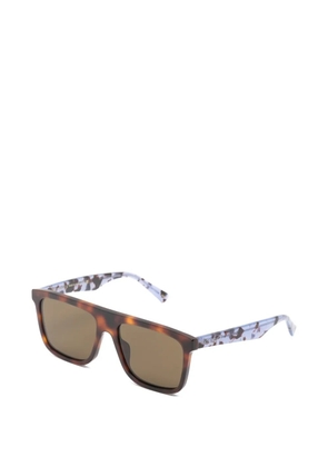 Gucci Eyewear tortoiseshell-effect square-frame sunglasses - Brown