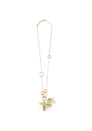 DSQUARED2 horse-pendant necklace - Gold