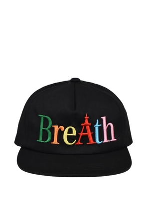 BREATH logo-embroidered baseball cap - Black