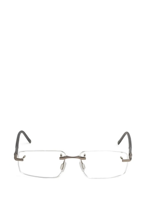 TAG Heuer rectangle rimless glasses - Grey