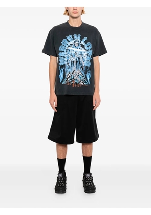 Warren Lotas graphic-print T-shirt - Black