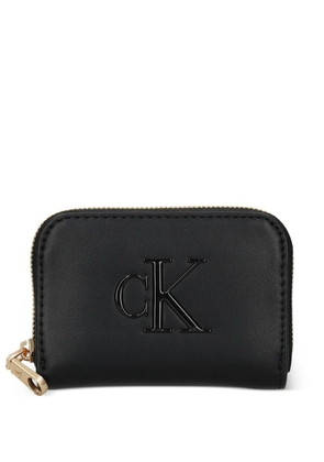 Calvin Klein embossed-logo wallet - Black