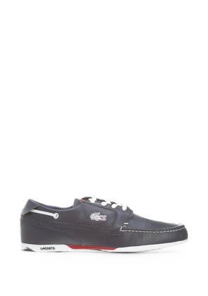 Lacoste Dreyfus leather boat shoes - Blue