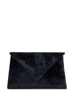 Tyler Ellis small Lee 'Pouchet' crushed texture clutch bag - Black