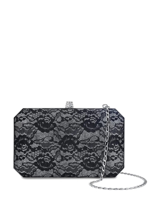 Tyler Ellis medium Perry lace-detail clutch bag - Black