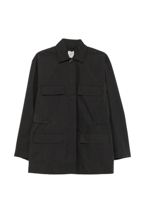 TOTEME drawstring-waist pocket-detail jacket - Black