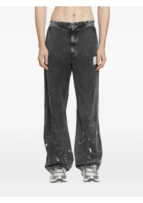 Maison MIHARA YASUHIRO distressed paint-splatter jeans - Black