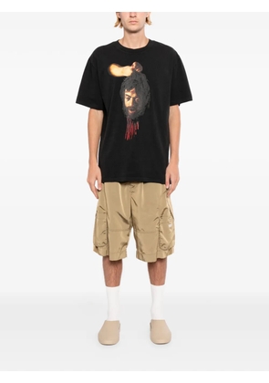 Melt graphic-print T-shirt - Black